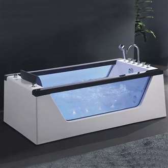 Lima One Person Acrylic Massage Bathtub with LED Light