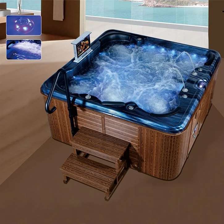 Milan Whirlpool Massage Outdoor Freestanding Bathtub