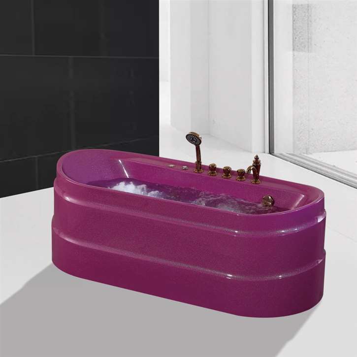 Denver Two Person Freestanding Combo Massage Indoor Bathtub