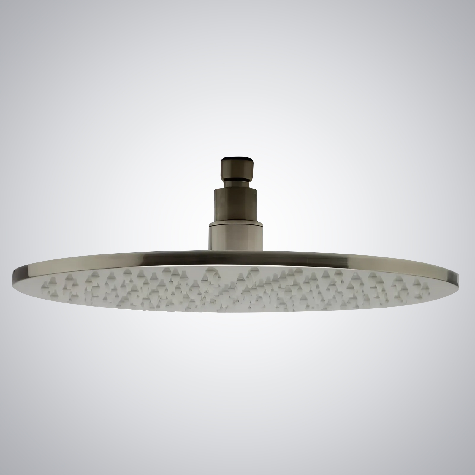 Fontana 16" Brushed Nickel Round LED Rainfall Showerhead