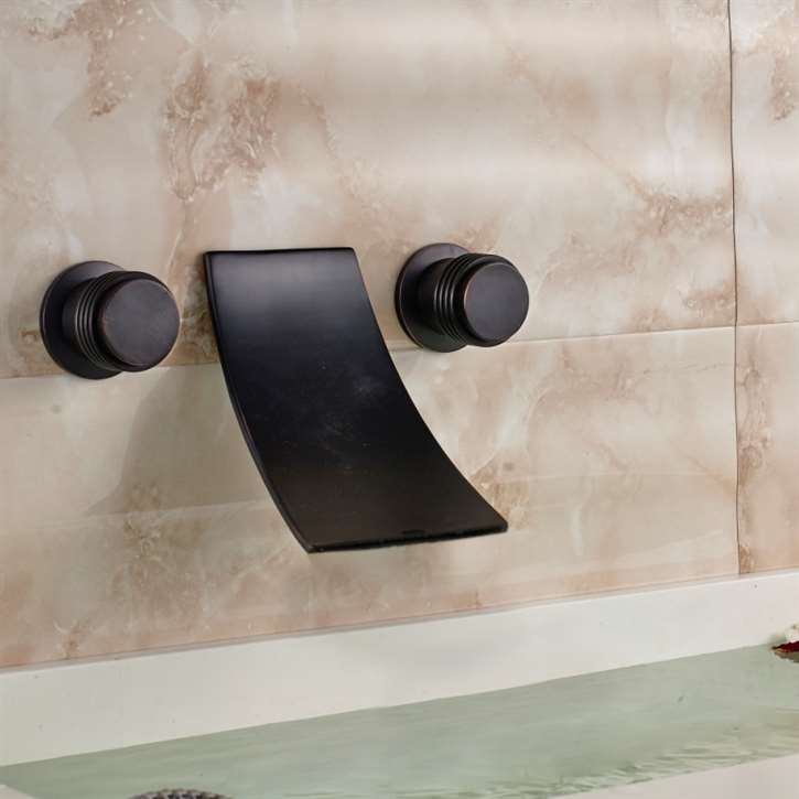 Rubbed Bronze Black orders Waterfall Faucet