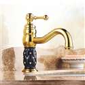 Yale Luxury Gold Single Handle Bathroom Sink Faucet