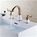 Leonardo Gold Dual Handle Sink Faucet