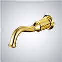 Fontana Brio  Gold Wall Mount Commercial Sensor Faucet