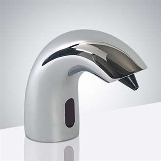 Milan Commercial Electronic Sensor Soap Dispenser In Chrome Finish