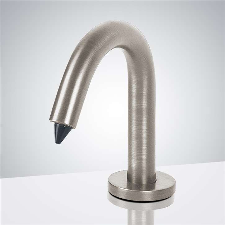 Fontana Goose Neck Brushed Nickel Finish Commercial Automatic Touchless Soap Dispenser