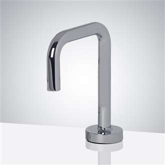 Fontana Reno Inverted U-Shaped Chrome Finish Touchless Commercial Sensor Faucet