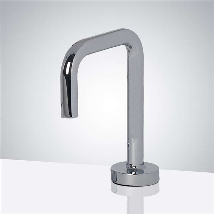 Fontana Reno Inverted U-Shaped Chrome Finish Touchless Commercial Sensor Faucet