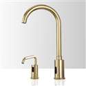 Fontana Commercial Automatic Gold Motion Sensor Faucet & Automatic Soap Dispenser