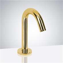 Fontana Chatue Commercial Automatic Sensor Faucet Shiny Gold Finish