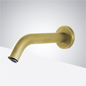 Brio Wall Mount Commercial Sensor Faucet Brushed Gold Finish