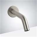 Brio Wall Mount Commercial Sensor Faucet Brushed Nickel Finish