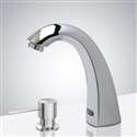 Fontana Saline Commercial Chrome Automatic Sensor Faucet with Manual Soap Dispenser