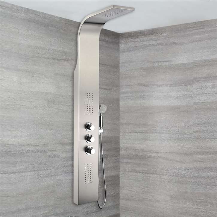 Fontana Thermostatic Shower Massage Panel System At