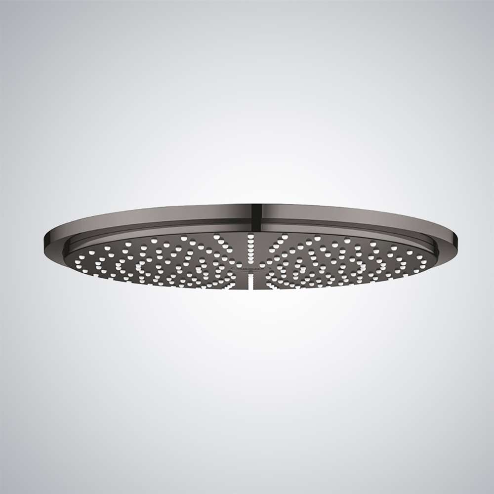 12 in rain matte black round buy shower head