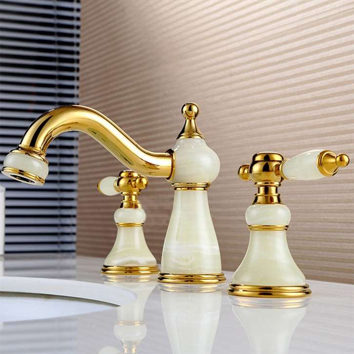 New Gold bathroom sink faucets factory