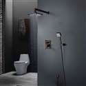 Dark Oil Rubbed Bronze Shower System With Shower Head and Hand Shower || Instant Hot Water Dispenser Oil Rubbed Bronze