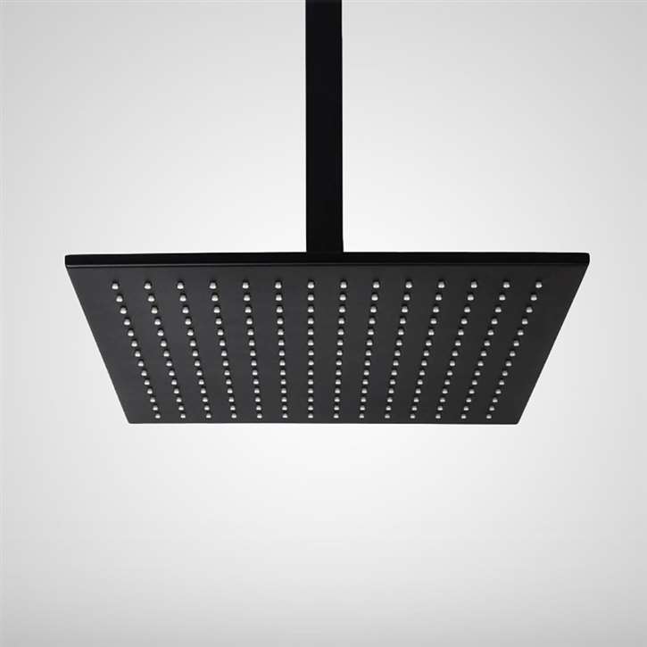 Fontana 16" Oil Rubbed Bronze Square LED Rain Shower Head