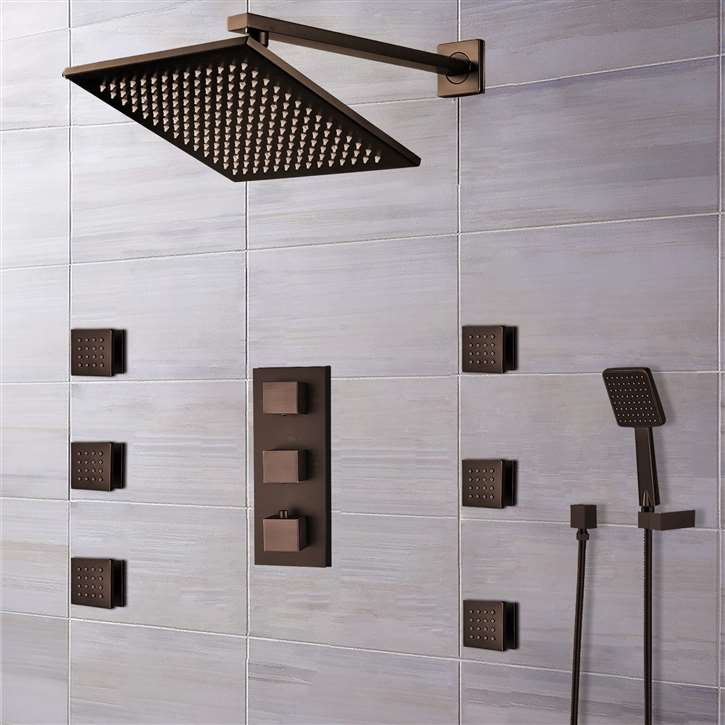 Fontana Sierra Light Oil Rubbed Bronze Shower System