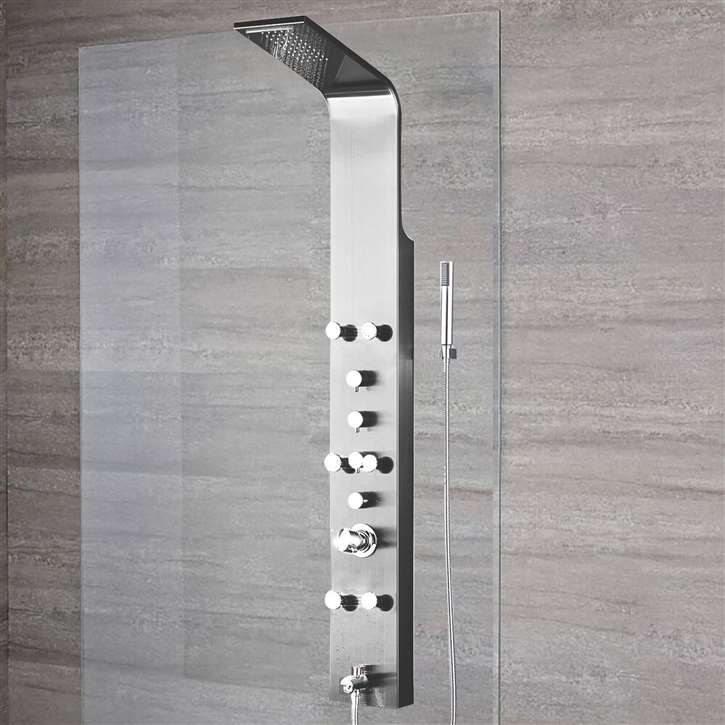 Fontana Thermostatic Shower Massage Panel System