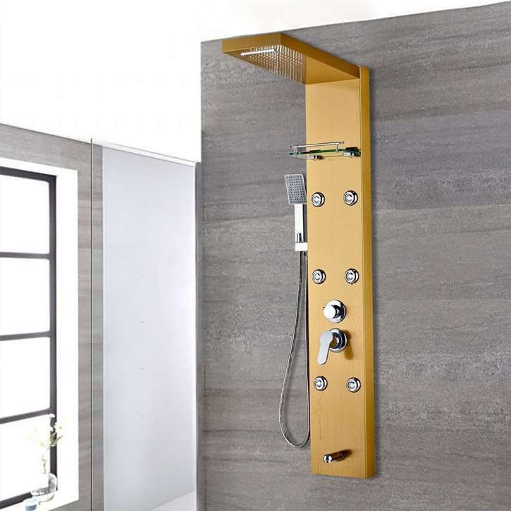 Fontana Thermostatic Shower Massage Panel System