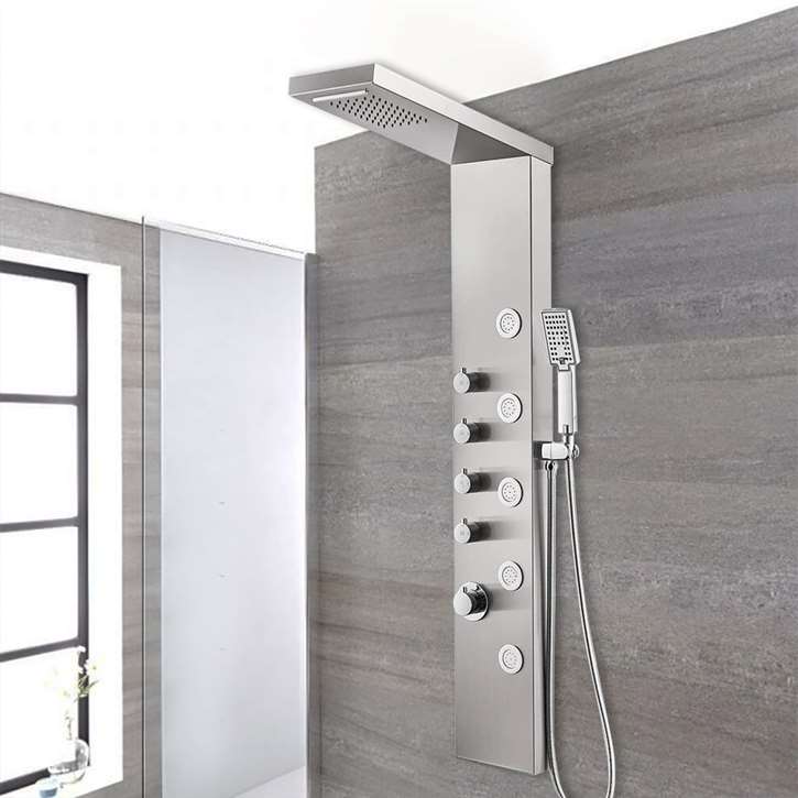 Fontana Thermostatic Shower Massage Panel System