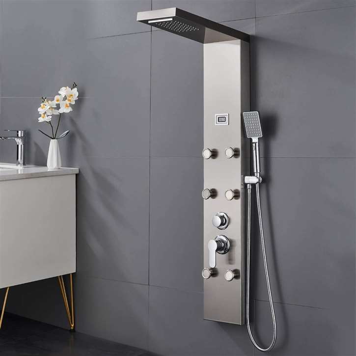 Fontana Thermostatic Shower Massage Panel System