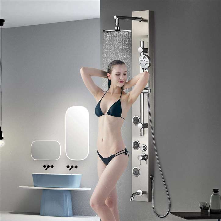 Fontana Thermostatic Shower Massage Panel System