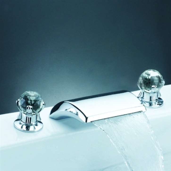 Fontana Millo Wide Spout Waterfall Bathtub Faucet